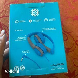 JLab JBuddies Kids Headphones Multicolor Volume Safe Cloud Foam Cushions